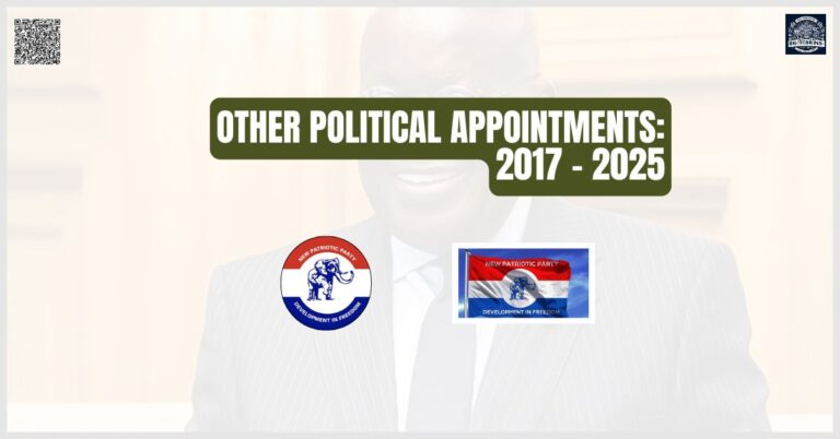 Other Political Appointments 2017 - 2025