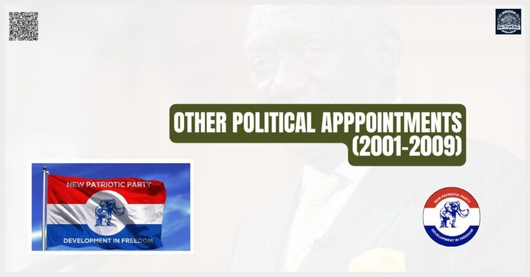 Other Political ApppointMents (2001-2009)