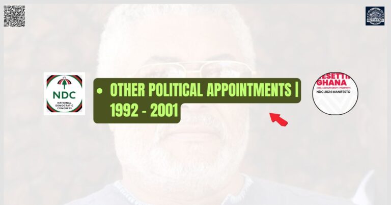Other political appointments 1992 - 2001