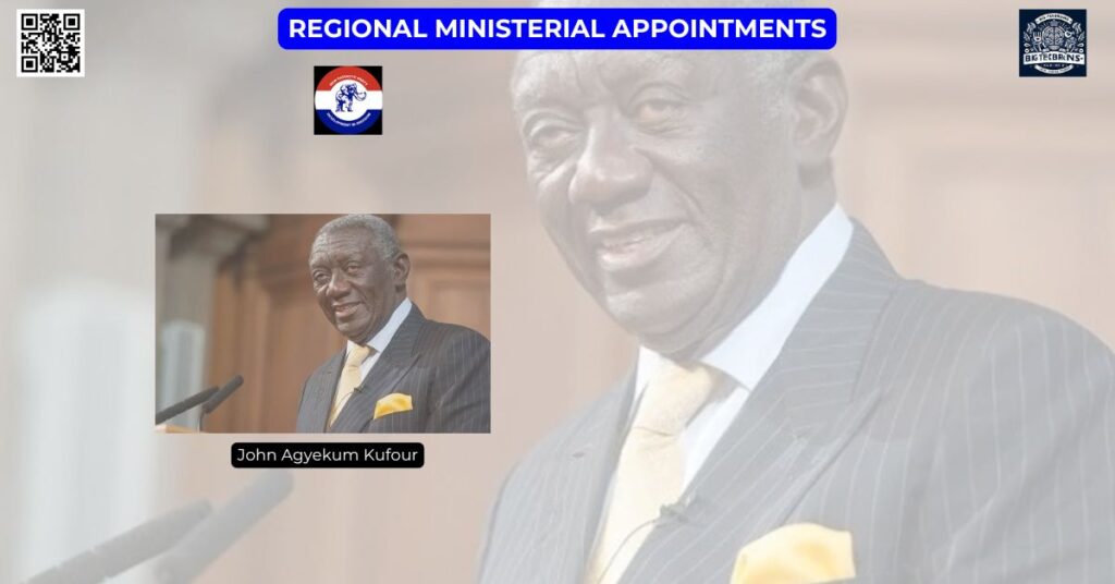 REGIONAL MINISTERIAL APPOINTMENTS-NPP