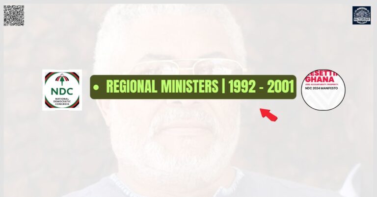 Regional Ministers 1992 - 2001