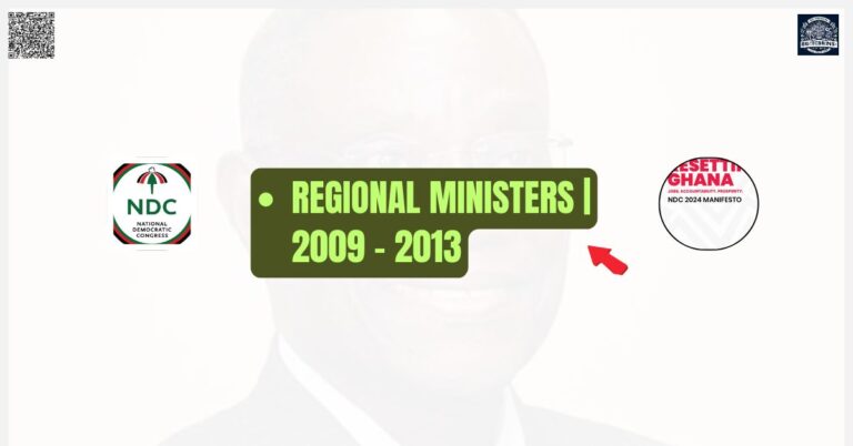 Regional Ministers 2009 - 2013