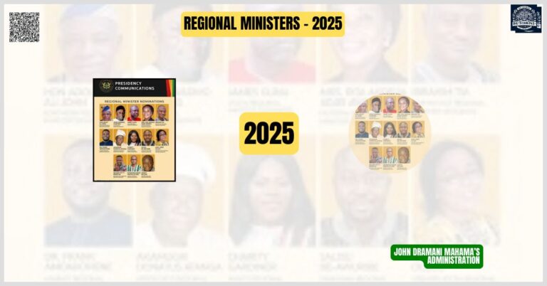 Regional Ministers - 2025
