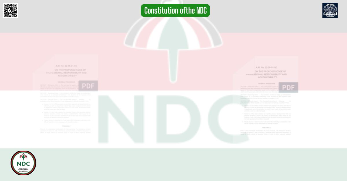 Constitution ofthe NDC