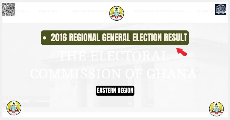 2016 EASTERN Regionl Election regional Result