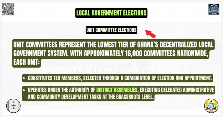 Unit Committee Elections