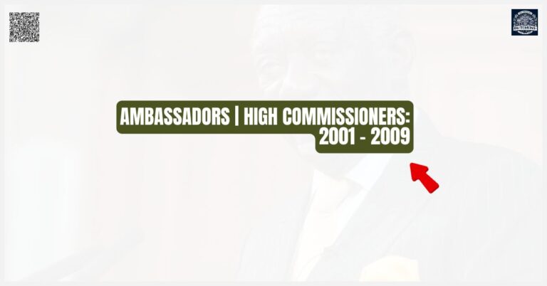 Ambassadors | High Commissioners: 2001 - 2009