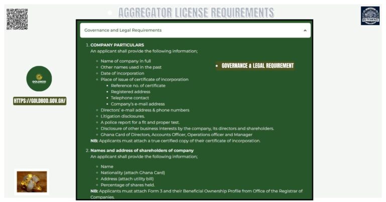 Aggregator Governance & Legal Requirement
