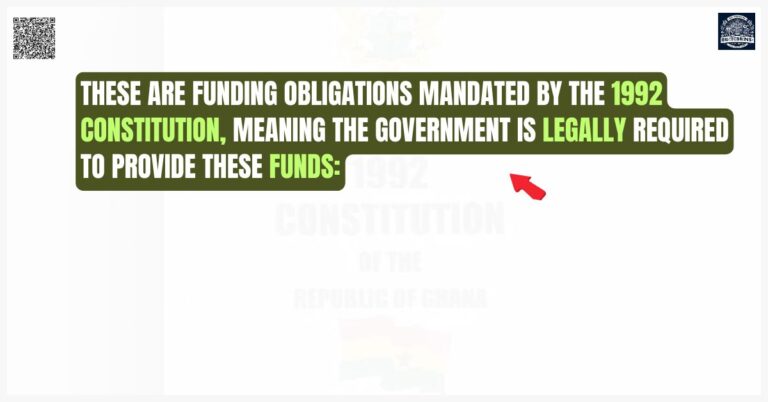 Constitutionalised Government Expenditures in Ghana