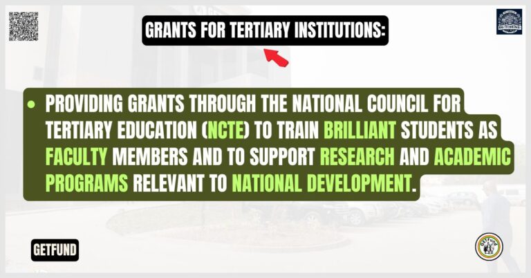 Grants for Tertiary Institutions