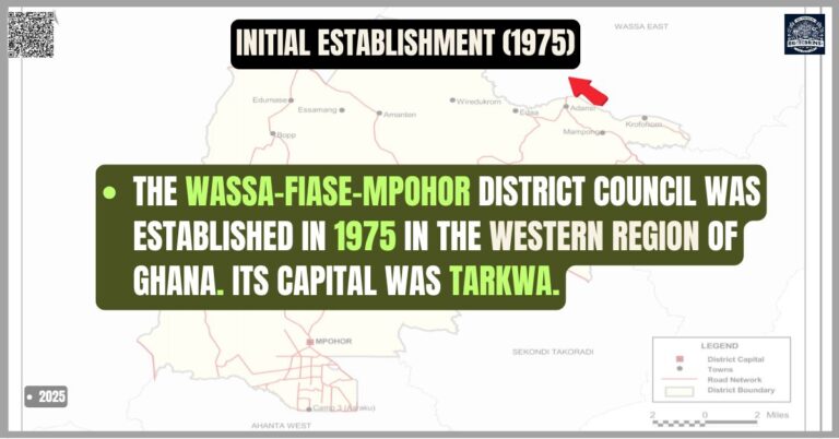 Initial Establishment (1975) Tarkwa