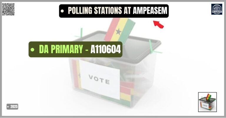 Polling Stations at Ampeasem