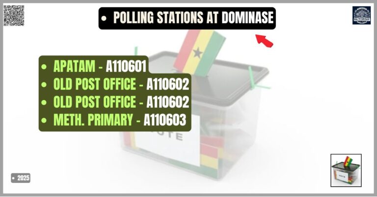 Polling Stations at Dominase