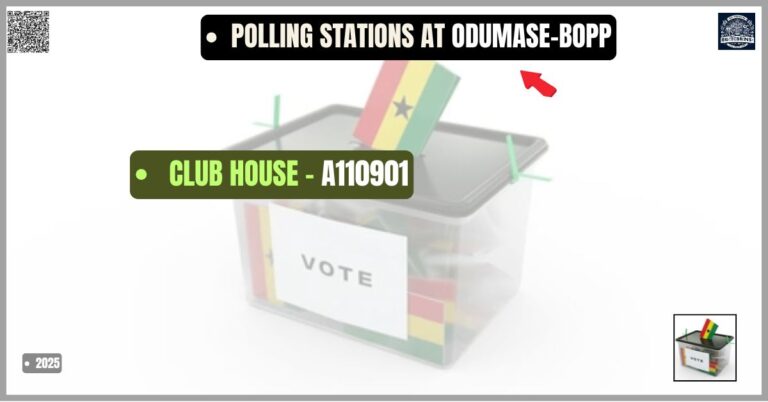 Polling Stations at Odumase-BOPP