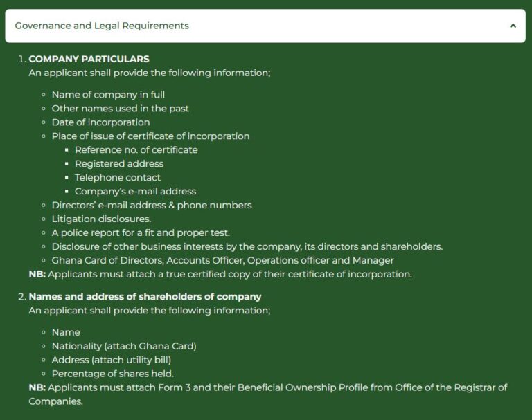 Self-financing Agg_License Requirement_Gov_and_Legal