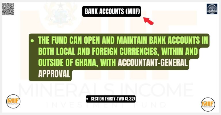 _Bank Accounts (MIIF)