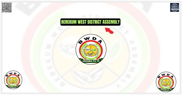 Berekum West District Assembly Logo