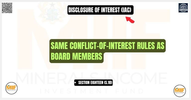 Disclosure of Interest (IAC) (MIIF)