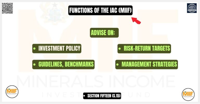Functions of the IAC (MIIF)
