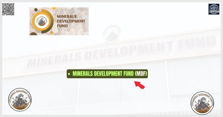 Minerals Development Fund (MDF)