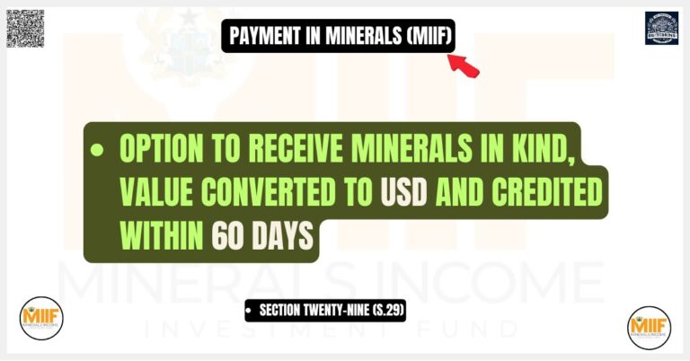 _Payment in Minerals (MIIF)