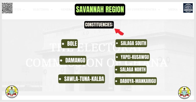Savannah Region Constituencies