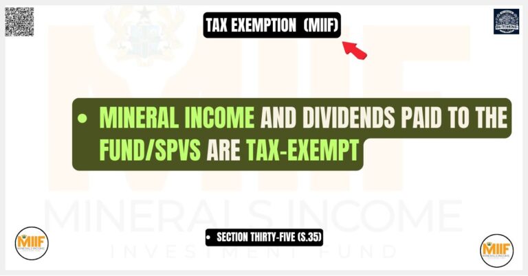 Tax Exemption (MIIF)