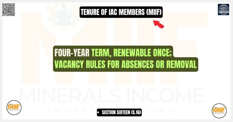 Tenure of IAC Members (MIIF)