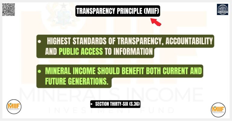 Transparency Principle (MIIF)
