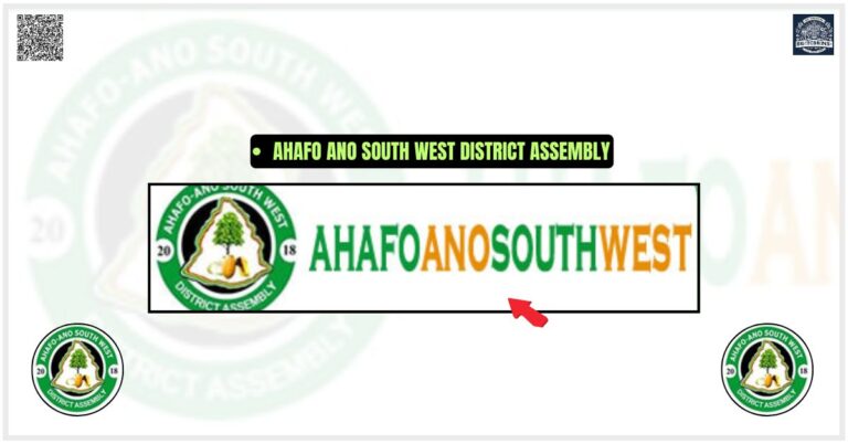Ahafo Ano South West District Assembly logo