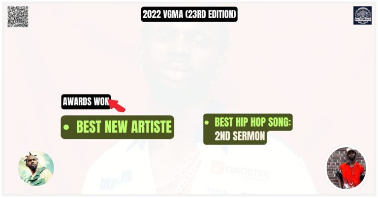 Black Sherif 2022 VGMA (23rd Edition)