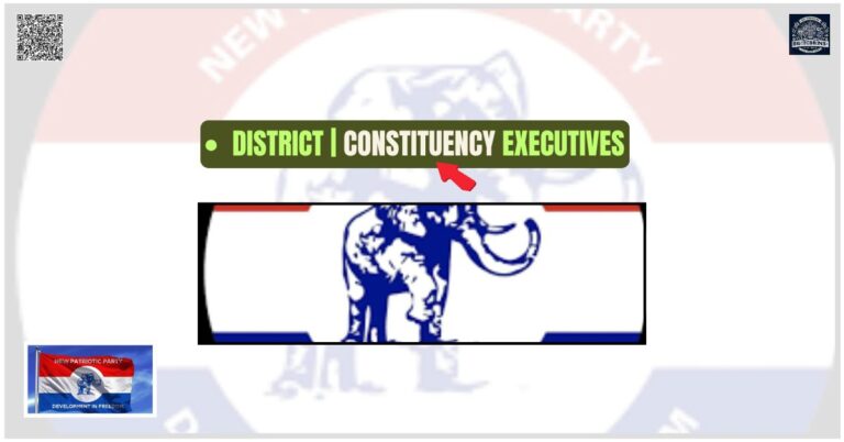 District Constituency Executives-NPP