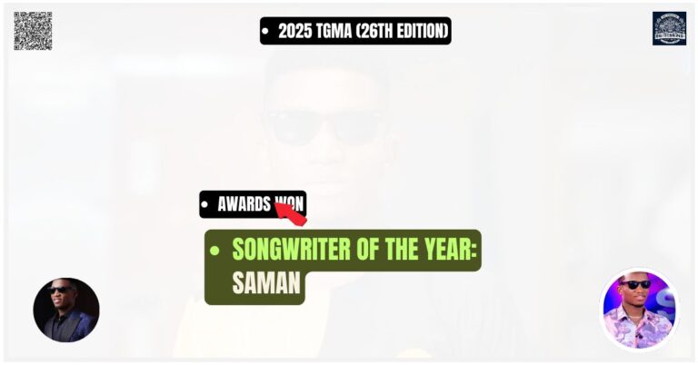 Kofi Kinaata 2025 TGMA (26th Edition)