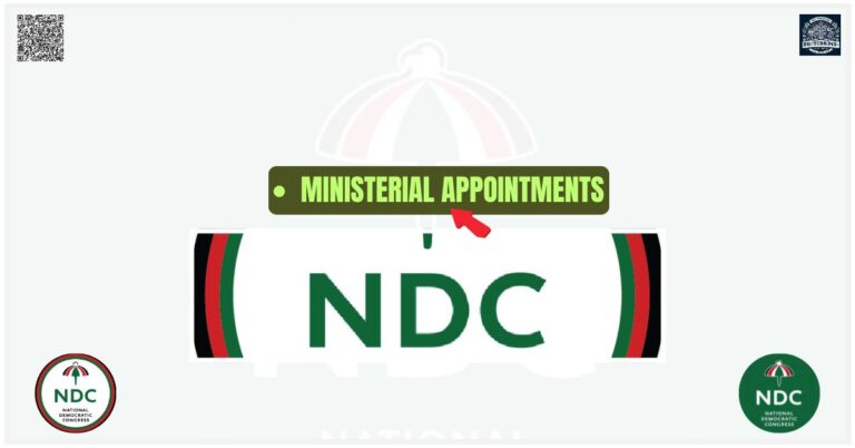 Ministerial Appointments-NDC
