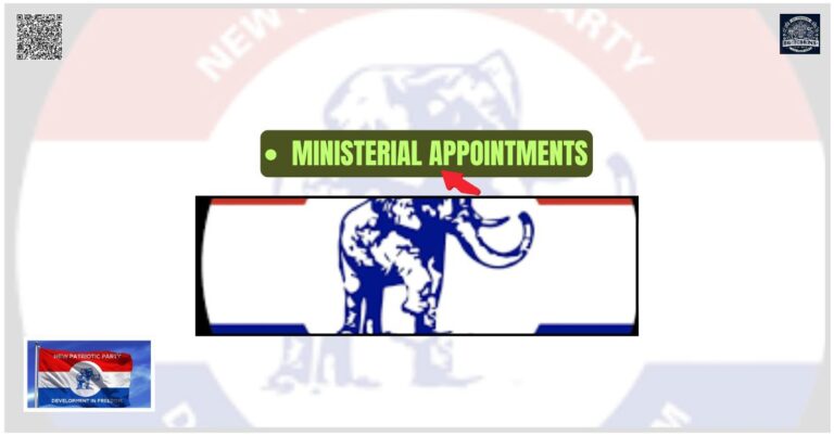 Ministerial Appointments-NPP